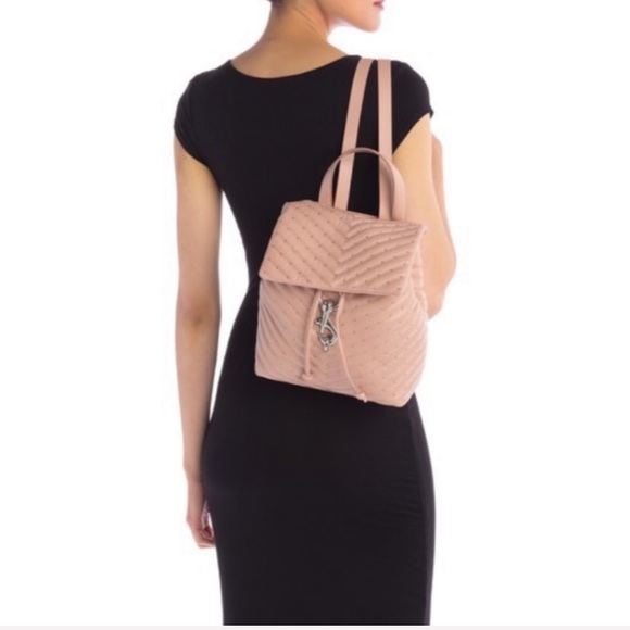 🎉HP🎉 Rebecca Minkoff Edie Leather Flap Backpack - Picture 5 of 16